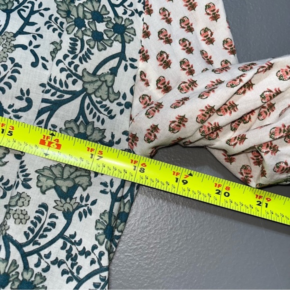 Sundance Cotton Boho Dainty Floral Fall Colors Print Long Sleeve Top Size Small - Picture 6 of 8